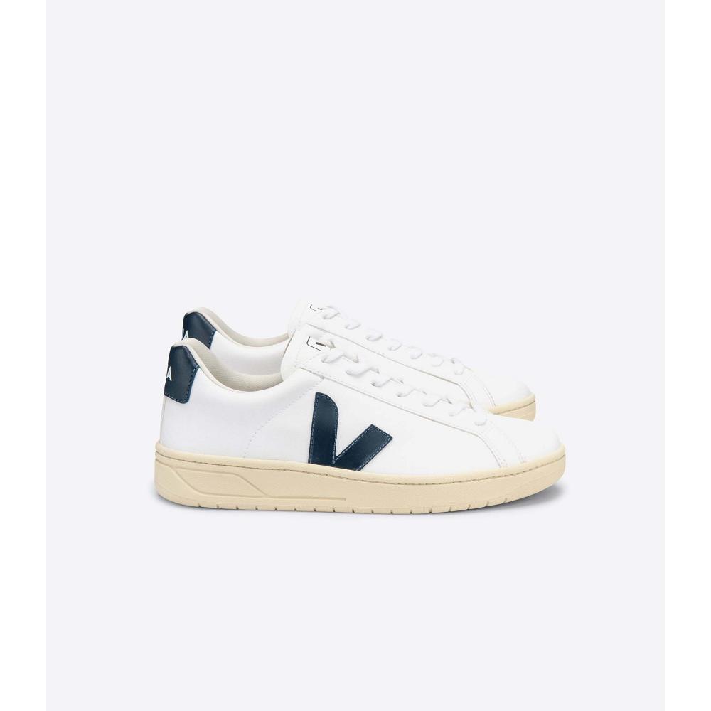 White/Blue Men\'s Veja URCA CWL Shoes | AU 274NWY